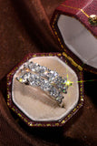 Moissanite 925 Sterling Silver Ring - Trendsi