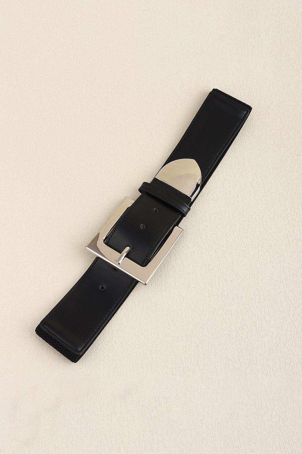 Zinc Alloy Buckle PU Leather Belt - Trendsi - Flyclothing LLC