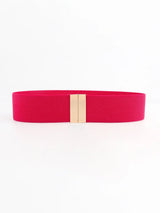 Alloy Buckle Elastic Belt - Trendsi - Flyclothing LLC