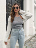 Ribbed Exposed Seam Long Sleeve Cardigan - Trendsi - Flyclothing LLC