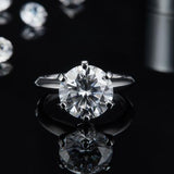 5 Carat Moissanite 925 Sterling Silver Ring - Trendsi