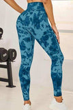Tie-Dye High Waist Active Leggings - Trendsi - Flyclothing LLC
