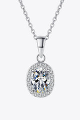 Be The One 1 Carat Moissanite Pendant Necklace - Trendsi