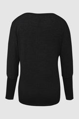 Cutout Round Neck Long Sleeve T-Shirt - Trendsi