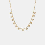 Zircon 18K Gold-Plated Necklace - Trendsi - Flyclothing LLC