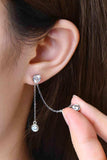 2.6 Carat Moissanite 925 Sterling Silver Earrings - Trendsi - Flyclothing LLC
