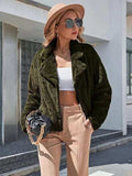 Plush Open Front Dropped Shoulder Jacket - Trendsi - Flyclothing LLC