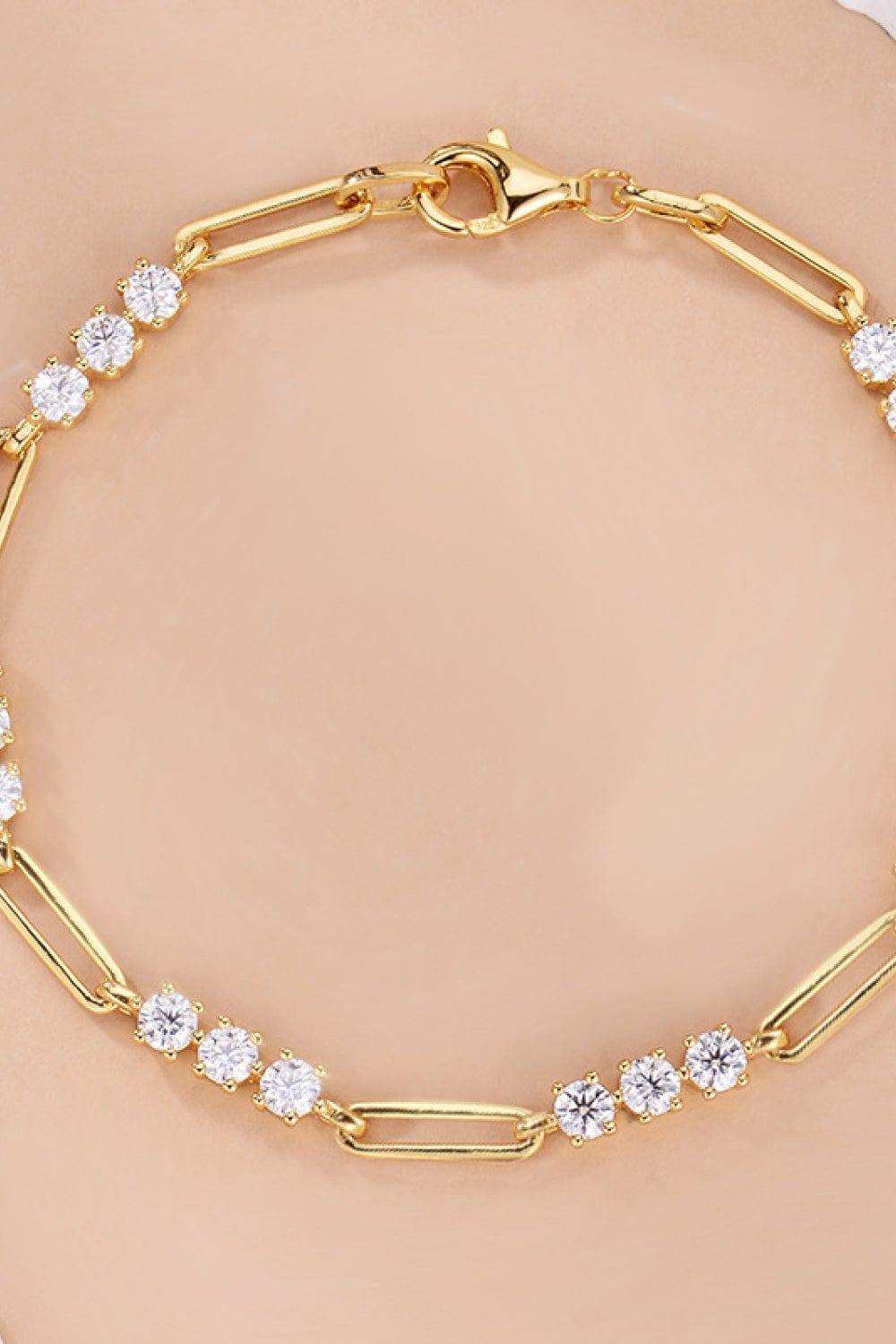 1.8 Carat Moissanite 925 Sterling Silver Bracelet - Trendsi - Flyclothing LLC