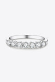 Can't Stop Your Shine Moissanite Platinum-Plated Ring - Trendsi