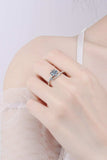 On My Mind 925 Sterling Silver Moissanite Ring - Trendsi - Flyclothing LLC