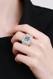 Bring It Home 925 Sterling Silver Moissanite Ring - Trendsi