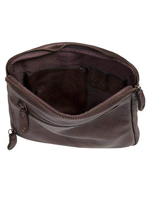 Scully CHOCOLATE CROSSBODY BAG - Scully Leather - Flyclothing LLC