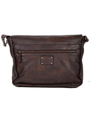 Scully CHOCOLATE MESSENGER BAG - Scully Leather