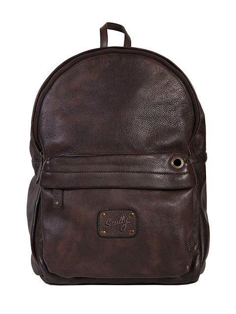 Scully CHOCOLATE BACKPACK - Scully Leather