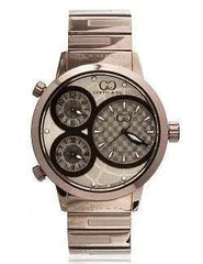 Curtis & Co Big Time World 50mm 3 Time Zone Watch (Rose Gold) - Curtis and Co Watches