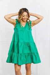 Hailey & Co Play Date Full Size Ruffle Dress - Trendsi