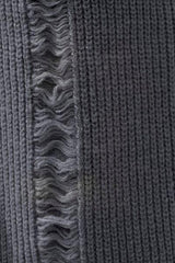Fringe Trim Open Front Cardigan with Pockets - Trendsi