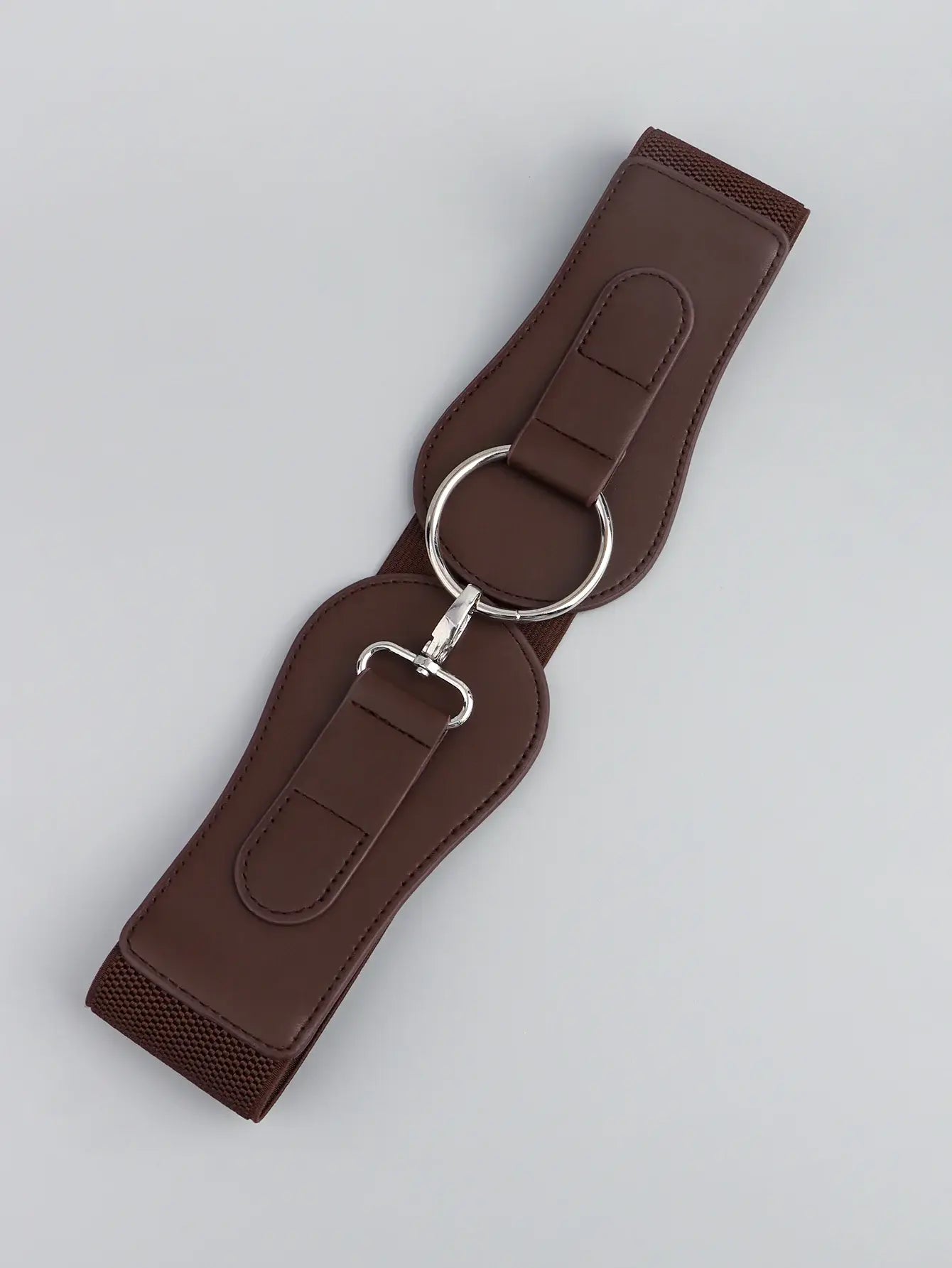 PU Elastic Wide Belt - Trendsi - Flyclothing LLC