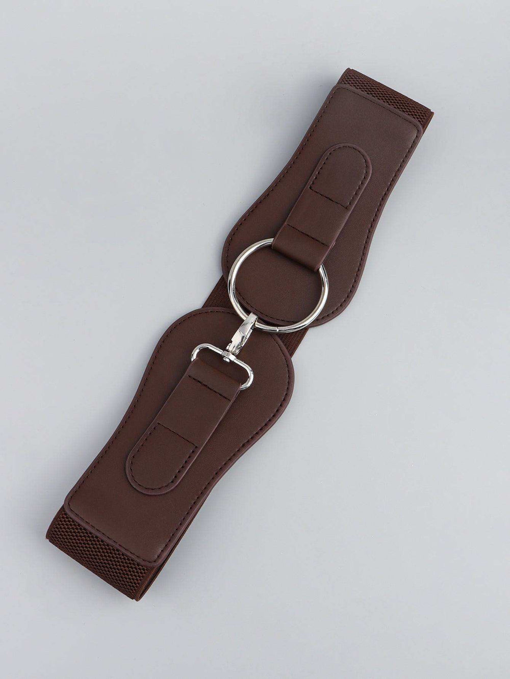 PU Elastic Wide Belt - Trendsi - Flyclothing LLC