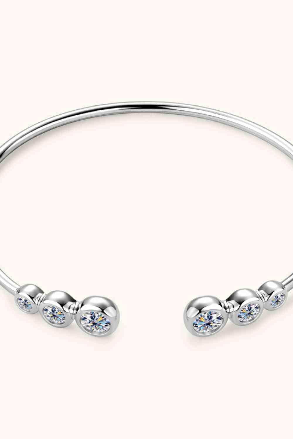 1.8 Carat Moissanite 925 Sterling Silver Bracelet - Trendsi - Flyclothing LLC