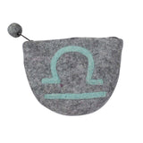 Felt Libra Zodiac Coin Purse - Global Groove - Global Crafts