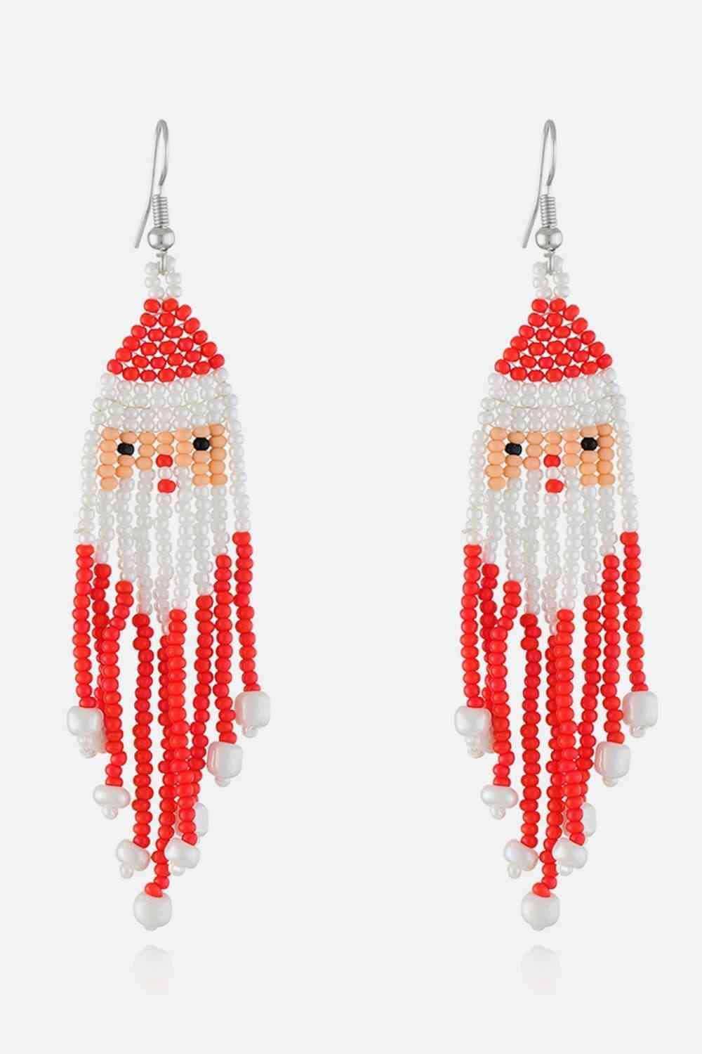 Christmas Beaded Earrings - Trendsi - Flyclothing LLC