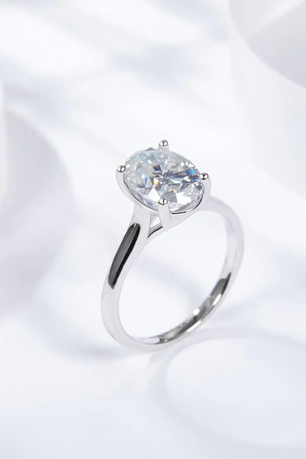 2.5 Carat Moissanite Solitaire Ring - Trendsi - Flyclothing LLC