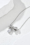 Teardrop Shape 925 Sterling Silver Zircon Pandent Necklace - Trendsi