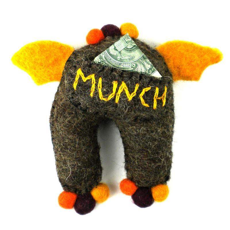 Felt Earth Tooth Monster - Global Groove Direct - Flyclothing LLC
