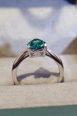 1 Carat Moissanite Heart 925 Sterling Silver Ring - Trendsi - Flyclothing LLC