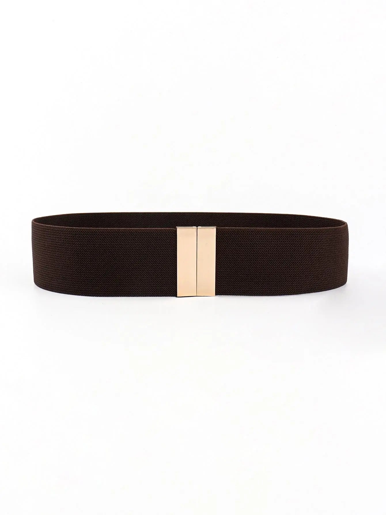 Alloy Buckle Elastic Belt - Trendsi - Flyclothing LLC