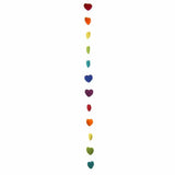Hand Crafted Felt from Nepal: Hearts Garland, Multicolored - Global Groove Direct - Flyclothing LLC