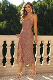 Spaghetti Strap Slit Midi Dress - Trendsi - Flyclothing LLC