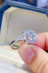 3 Carat Moissanite 925 Sterling Silver Ring - Trendsi - Flyclothing LLC