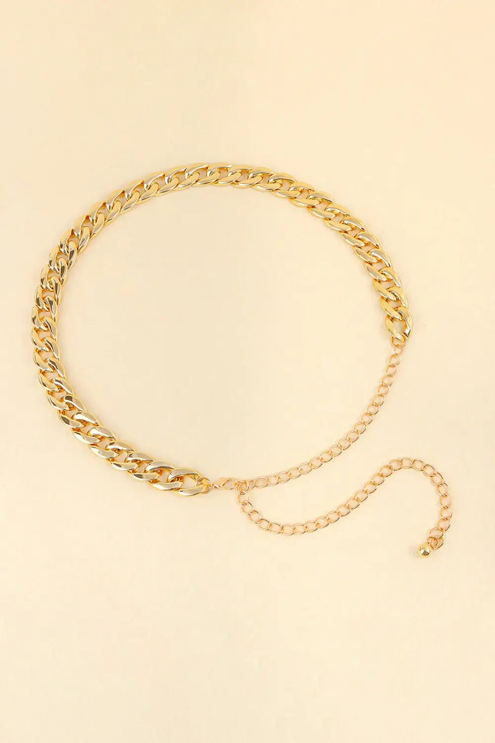 Adjustable Curb Chain Belt - Trendsi - Flyclothing LLC