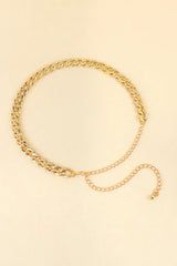 Adjustable Curb Chain Belt - Trendsi - Flyclothing LLC