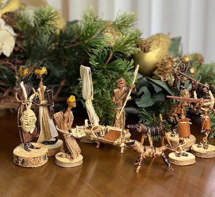 Banana Fiber Nativity Set - Esther Kariuki - Flyclothing LLC