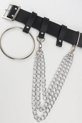 PU Belt with Chain - Trendsi - Flyclothing LLC