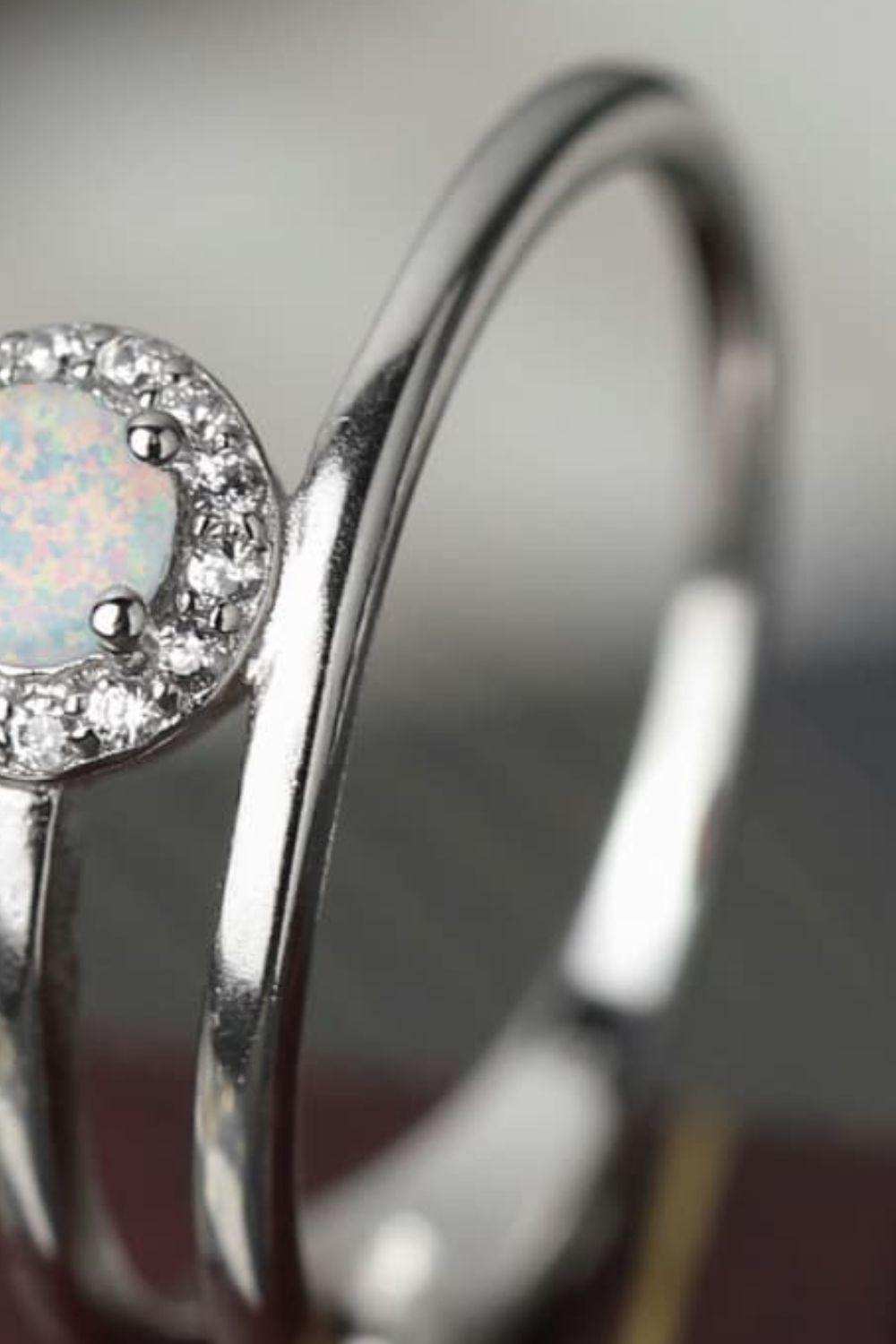 Opal Bypass Ring - Trendsi - Flyclothing LLC