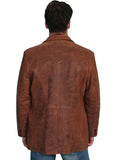 Scully BROWN CAIMAN INSET BLAZER - Scully Leather
