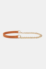 Half Alloy Chain Elastic Belt - Trendsi - Flyclothing LLC