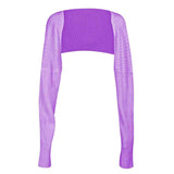 Long Sleeve Knit Bolero - Trendsi - Flyclothing LLC