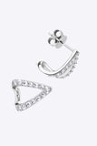 Moissanite Minimalist 925 Sterling Silver Earrings - Trendsi - Flyclothing LLC