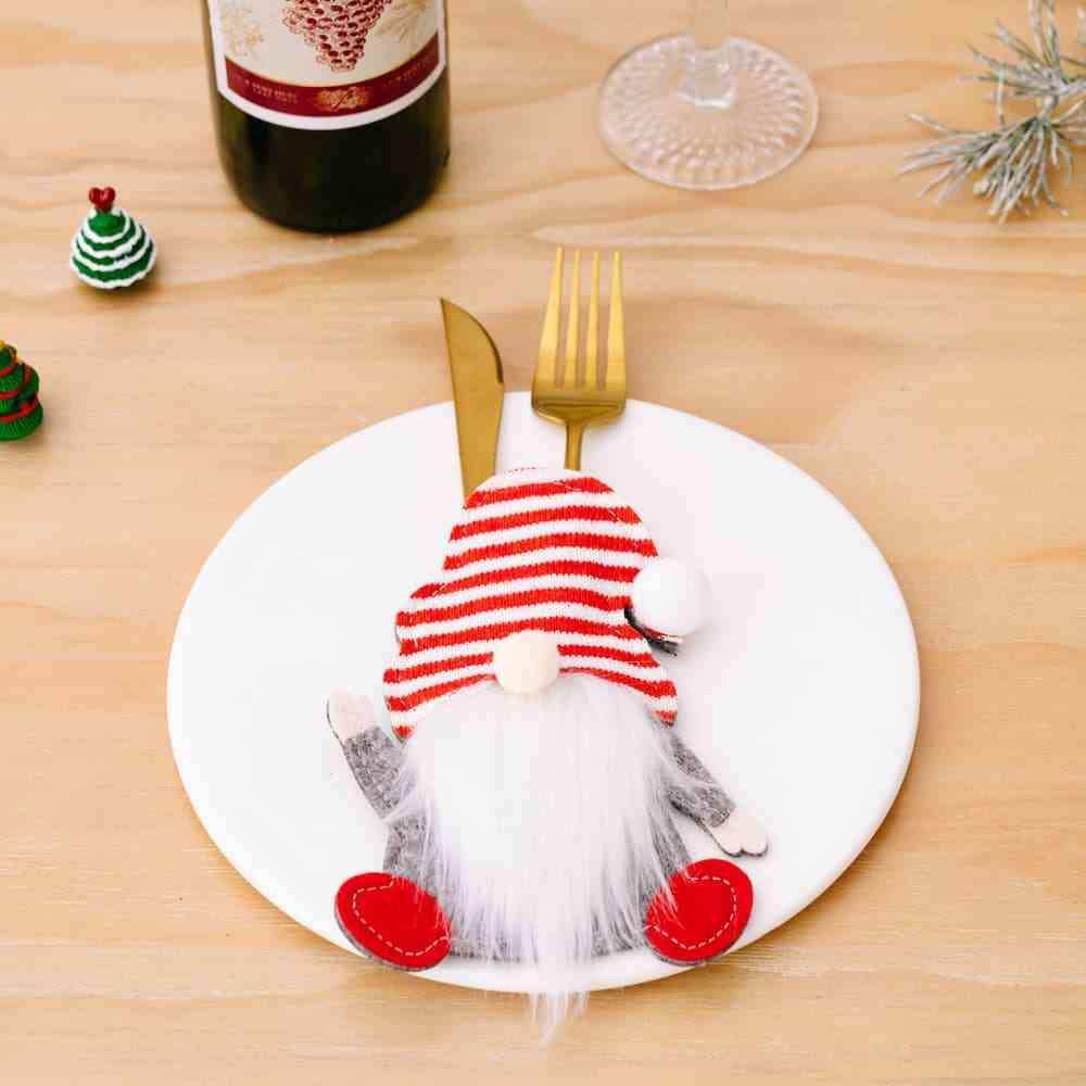 3-Piece Faceless Gnome Cutlery Holders - Trendsi - Flyclothing LLC