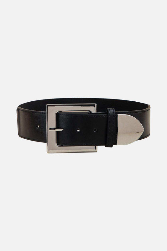 Zinc Alloy Buckle PU Leather Belt - Trendsi - Flyclothing LLC