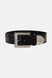 Zinc Alloy Buckle PU Leather Belt - Flyclothing LLC