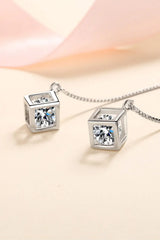 2 Carat Moissanite 925 Sterling Silver Threader Earrings - Trendsi - Flyclothing LLC