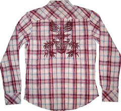 Pop Icon Western Plaid Shirt - Flyclothing LLC
