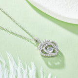 Moissanite 925 Sterling Silver Necklace - Flyclothing LLC