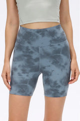 Wide Waistband Sports Shorts - Trendsi - Flyclothing LLC